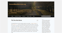 Desktop Screenshot of horacemannsurvivor.org